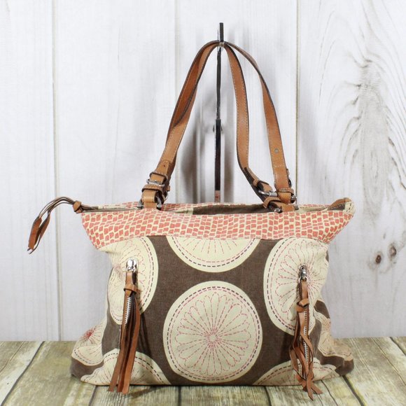 Fossil Handbags - FOSSIL Multicolor Floral Print Shoulder Handbag